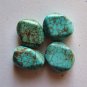 4 Turquoise 22x15 Faceted Nugget Beads