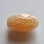 Crab Fire Agate 27x17 Barrel Pendant Bead