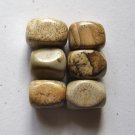 6 Picture Jasper 18x13x12 Nugget Beads