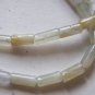 Blue Chalcedony 9x4 Tube Beads 16" strand