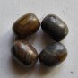 4 Bamboo Jasper 19x14 Drum Beads