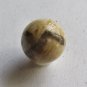 Graphic Feldspar 18mm Round Focal Bead