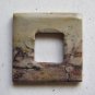 Artistic Jasper 39x39 Square Frame Pendant Bead