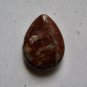African Green Opal  30x23 Teardrop Pendant Bead