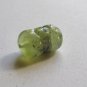 Prehnite 25x16 Carved Tube Pendant Bead