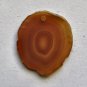 Red Agate 43x38 Natural Slice Pendant Bead