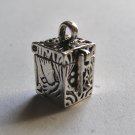 Silverplated Prayer Box Pendant