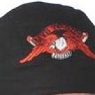 Black Cotton Skull Cap