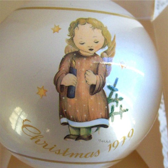 Starlight Angel Hummel 1979 Schmid Glass Ball Christmas Ornament