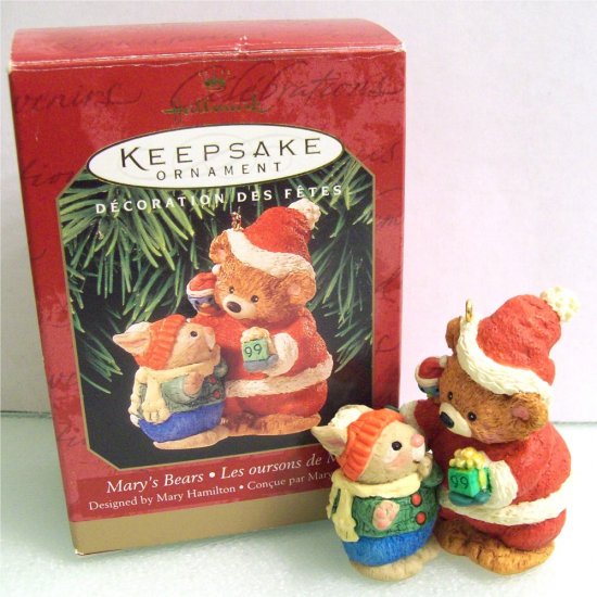 Marys Bears 1999 Hallmark Christmas Ornament