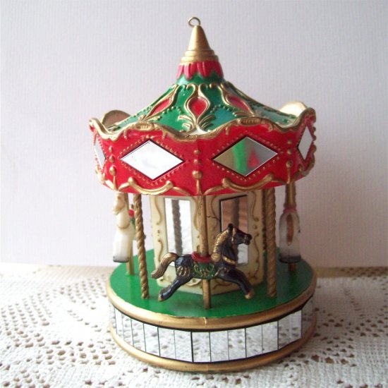 Noma Carousel Ornamotion Christmas Rotating Ornament