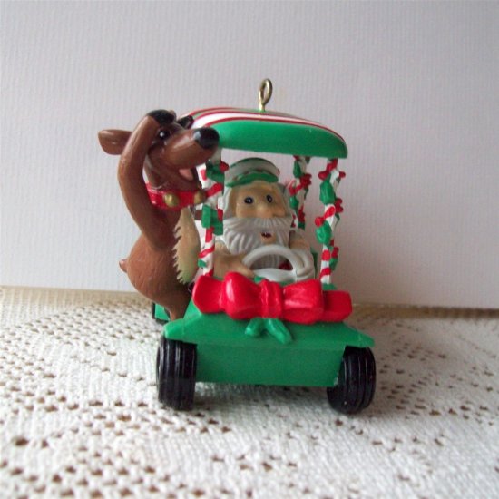 Noma Golf Cart Ornamotion Christmas Rotating Ornament