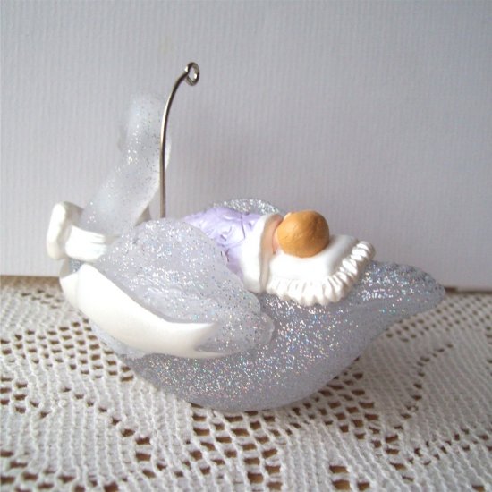 New Millennium Baby Hallmark Swan Ornament