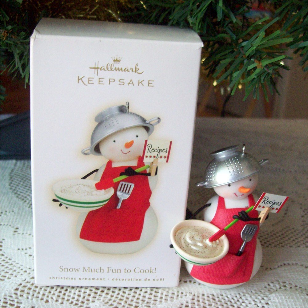 Snow Much Fun to Cook Hallmark Christmas Ornament 2009 Snowman