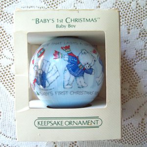 1983 baby's first christmas ornament