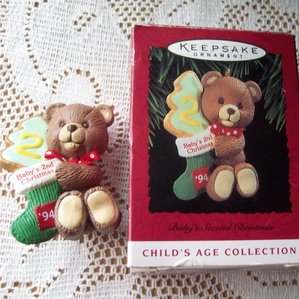 Teddy Bear Years Babys Second Christmas 1994