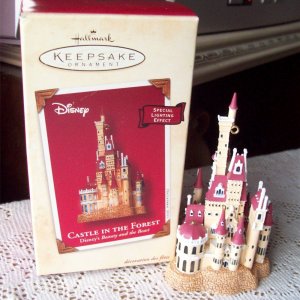 Hallmark Castle in the Forest 2002 Disney Ornament Beauty and Beast