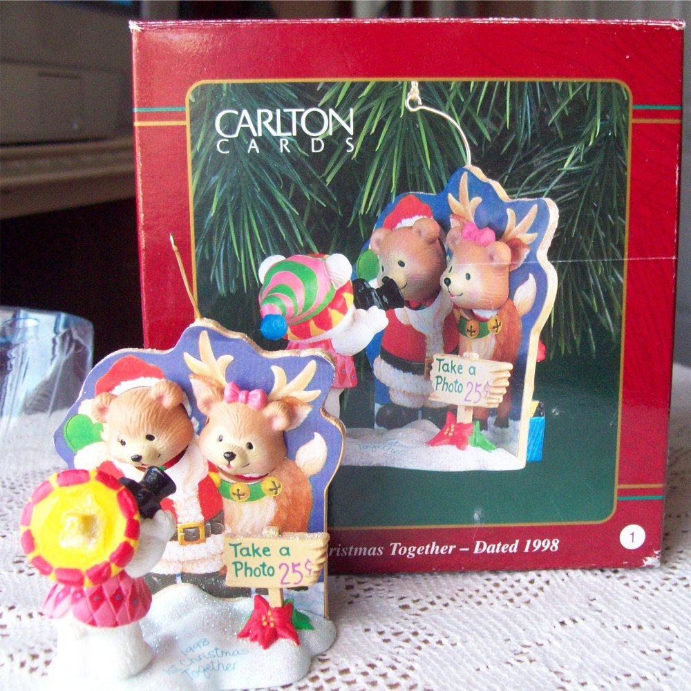 First Christmas Together Carlton Ornament 1998 Bears