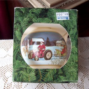 Ford tractor christmas ornaments #7