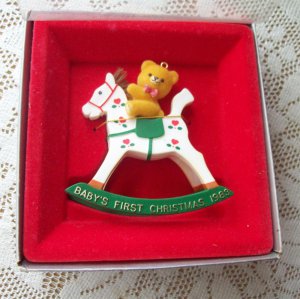 1983 baby's first christmas ornament