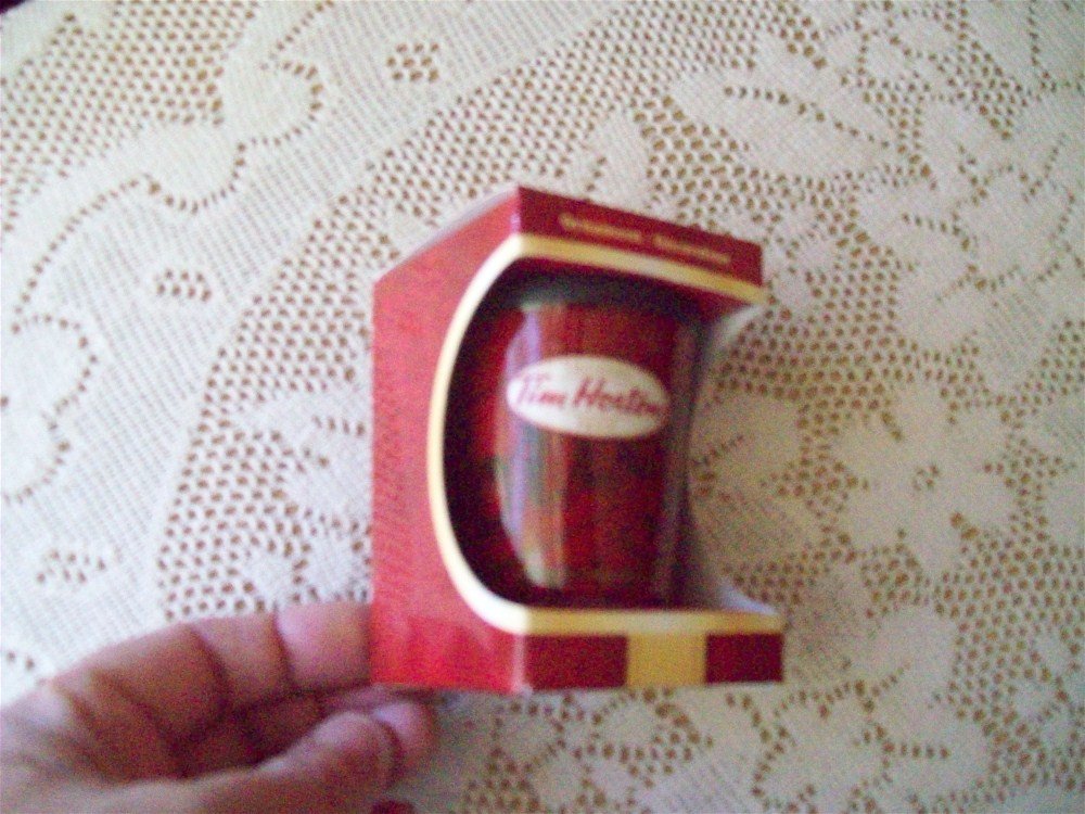 Tim Hortons Coffee Pot and Mug Cup 2010 Christmas Ornaments
