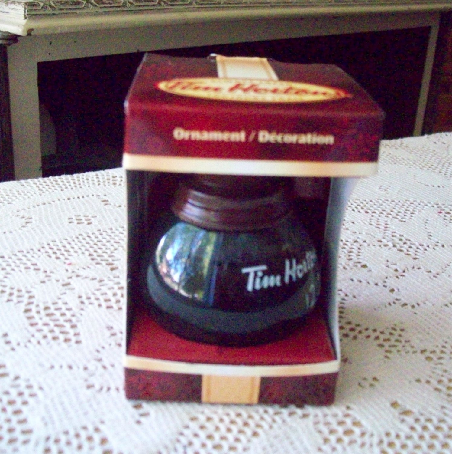 Tim Hortons Coffee Pot Christmas Ornaments 2010