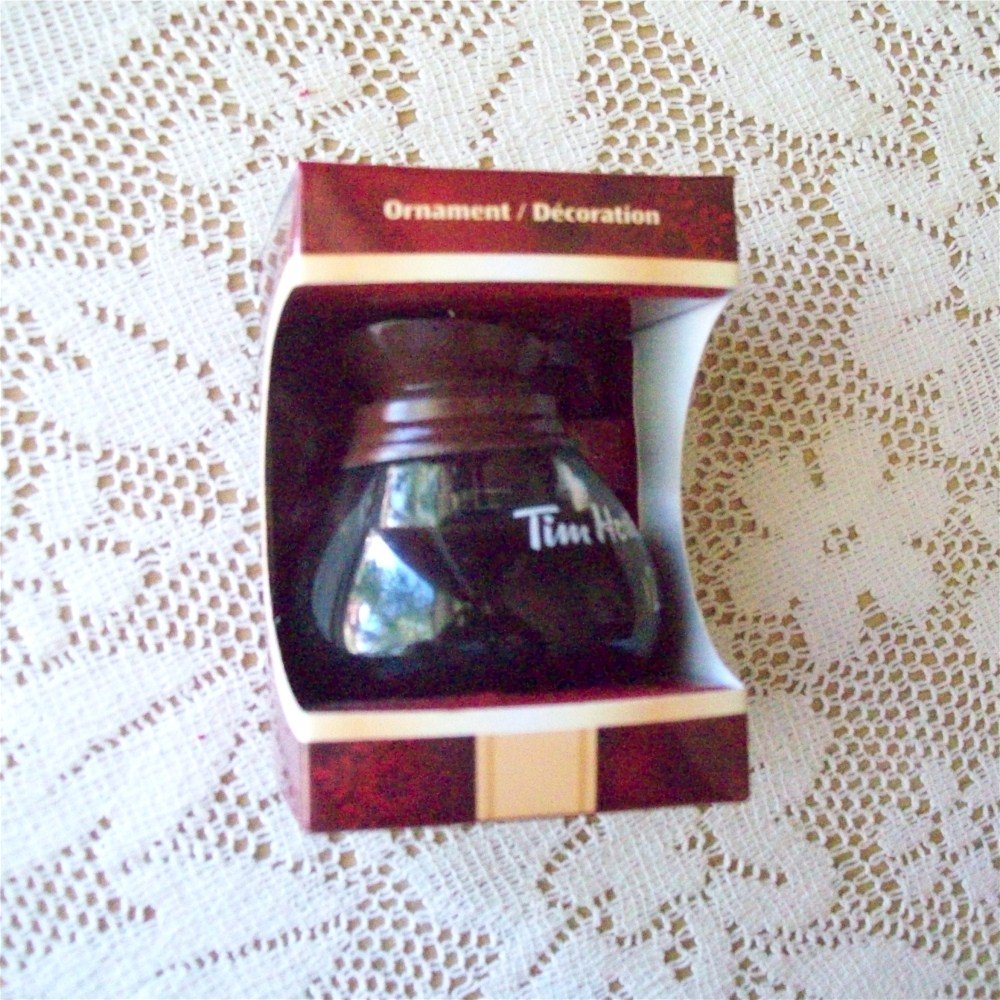 Tim Hortons Coffee Pot Christmas Ornaments 2010