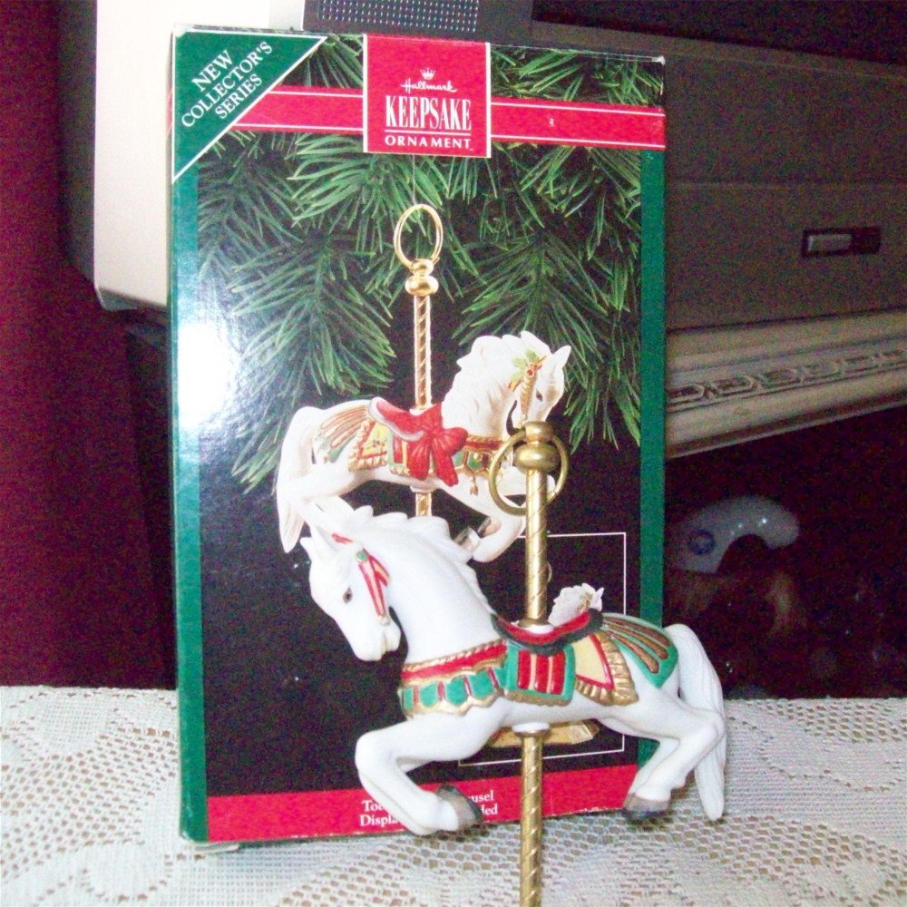 First in Tobin Fraley Carousel Series 1992 Hallmark Christmas Ornament