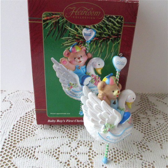 2002 baby's store first christmas ornaments