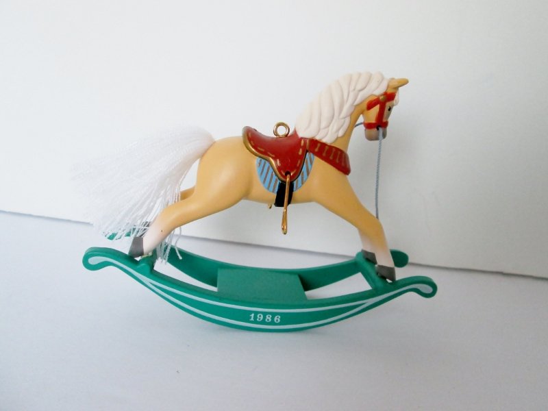 Rocking Horse Series Palomino Sixth in Series 1986 Hallmark Christmas