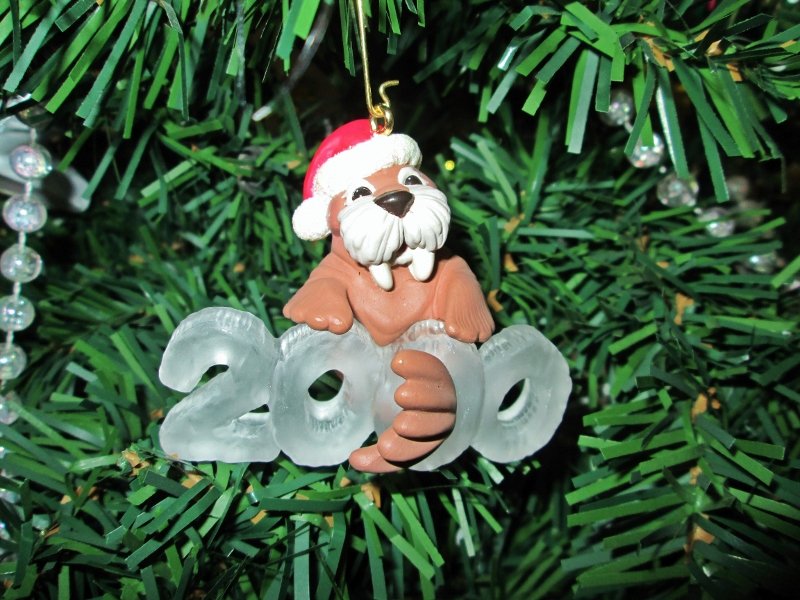 Cool Decade 2000 Hallmark Series Walrus Hallmark Christmas Ornament