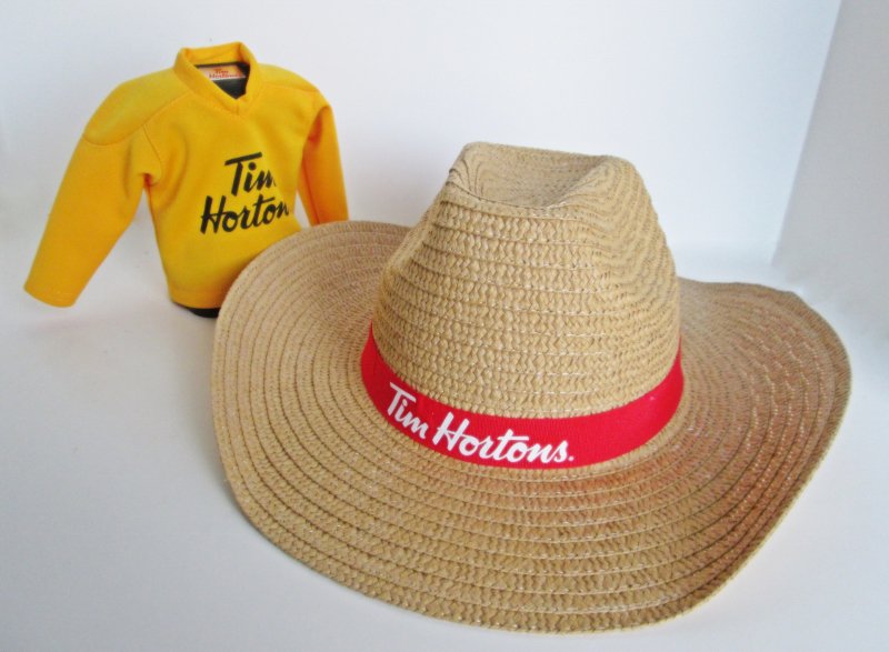 Tim Hortons Coffee Cowboy Hat and Hockey Crosby Bank Christmas Gifts