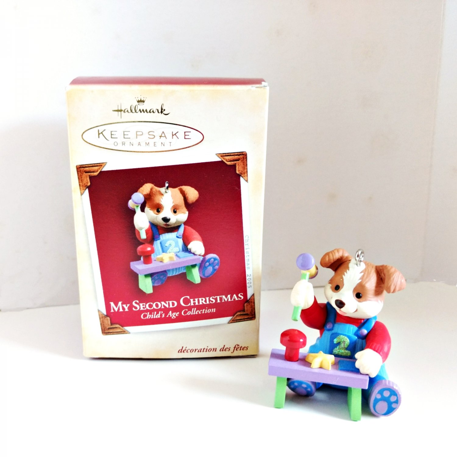 My Second Christmas Childs Age Collection Hallmark Baby Boy 2005 Puppy