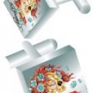 Ed Hardy Ghost Skull Silver Cuff Links, Brand New