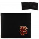 Florida State Seminoles Mens Black Leather Bifold Wallet