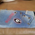 Georgia Bulldogs Ladies Denim Blue Jean Wallet