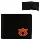 Auburn Tigers Mens Black Leather Bifold Wallet