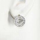 Georgia Bulldogs Silver Tone Team Logo Post Earrings