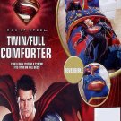 Superman Man of Steel 4 Piece Twin/Single Size Comforter Sheet Set