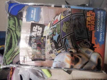 Star Wars Twin 4 Piece Comforter Sheet Set