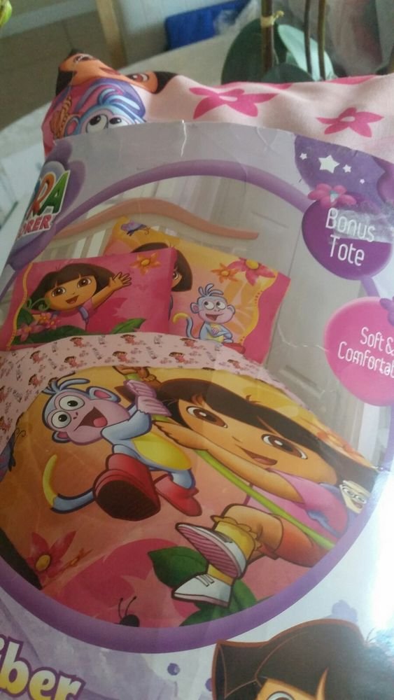 Dora the explorer 4 Piece Twin/Single Size Comforter with Sheet Set