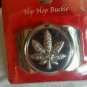 Pot Leaf Canibis Large Lighter Belt Buckle