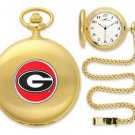 Georgia Bulldogs Officially Licensed Gold Pocket Watch