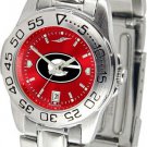 Georgia Bulldogs Womens Ladies Steel Sport AnoChrome Watch with Wendy Wallet