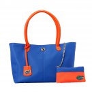 Florida Gators Licensed Ncaa Pamela Handbag with Floral Scarf & Earrings