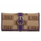 LSU Louisiana State Tigers Signature Marlo Wallet, Fight Song Scarf & Earrings