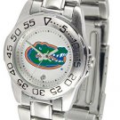 Florida Gators Licensed Women Ladies Sport Steel Band Watch