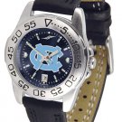 North Carolina Tar Heels Women Ladies Sport Leather AnoChrome Band Watch