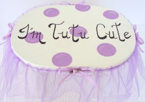 Custom Tutu Cute Stool