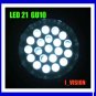 6 x LED 21 LIGHT BULB GU10 1.5W 8500K